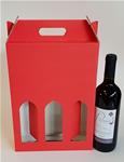 SCATOLA VINO 3 BOTTIGLIE  MIS.CM. 23 X 7,5 X 33 